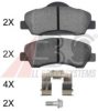 A.B.S. 37990 OE Brake Pad Set, disc brake